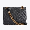 Picture of Kurt Geiger Large Kensington Kurt Bag - Black Leather