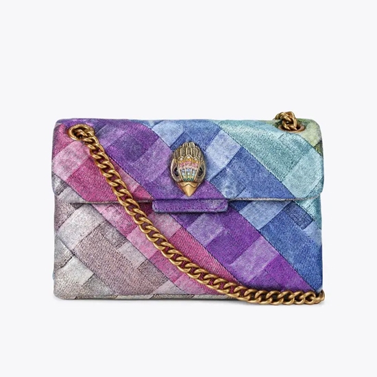 Picture of Kurt Geiger Mini Kensington Soft Bag - Denim