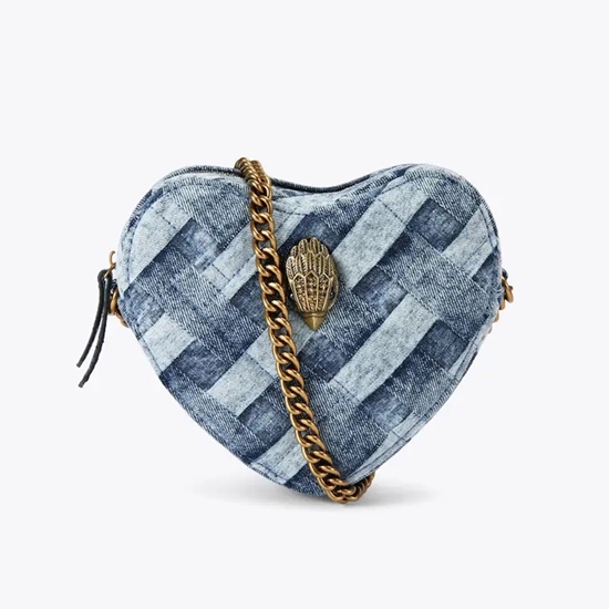 Picture of Kurt Geiger Kensington Heart Crossbody - Denim