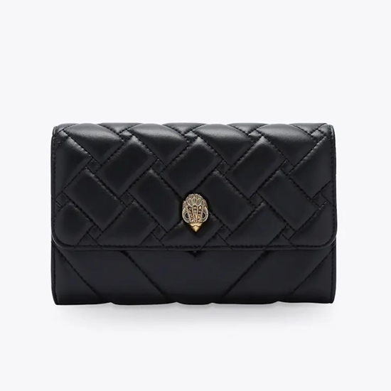 Picture of Kurt Geiger Kensington Chain Wallet - Black Leather