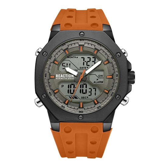 Picture of Kenneth Cole Reaction Ana-Digi Watch - Orange