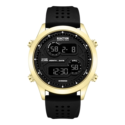 Picture of Kenneth Cole Reaction Digital Watch - Black/Gold
