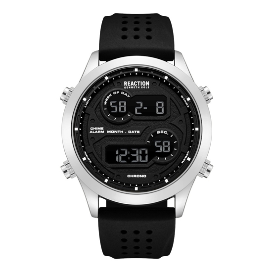 Picture of Kenneth Cole Reaction Digital Watch - Black/Silver