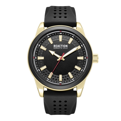 Picture of Kenneth Cole Reaction Men's Quartz Analog Watch - Black/Gold