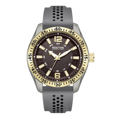 Picture of Kenneth Cole Reaction Classic Sport Watch - Grey/Brown/Gold