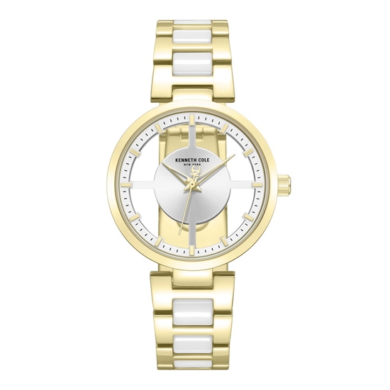 Picture of KCNY Ladies' Modern Classic Ceramic Watch - Gold