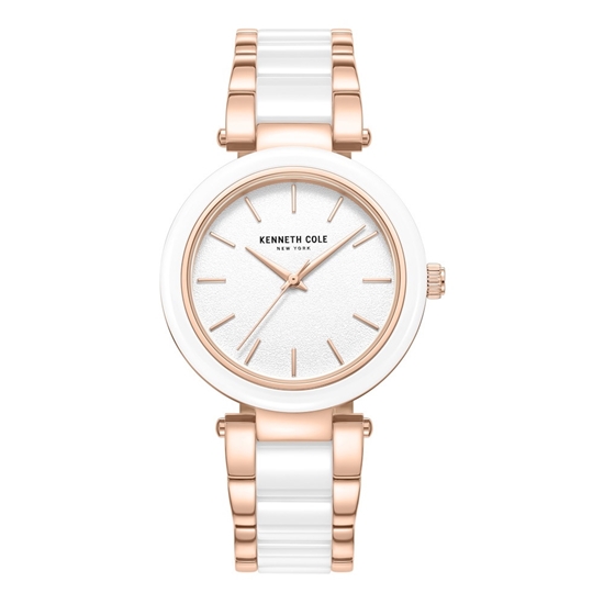 Picture of Kenneth Cole NY Ladies' Modern Classic Watch - White/Gold