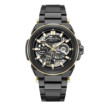 Picture of Kenneth Cole NY Men's Automatic Watch - Black/Gold
