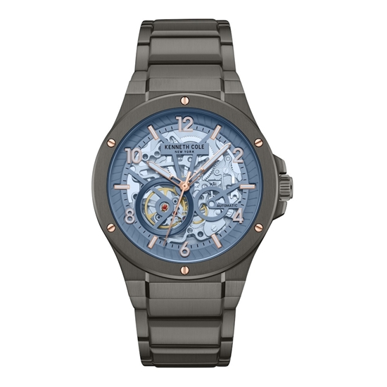 Picture of Kenneth Cole NY Men's Automatic Watch - Blue Dial