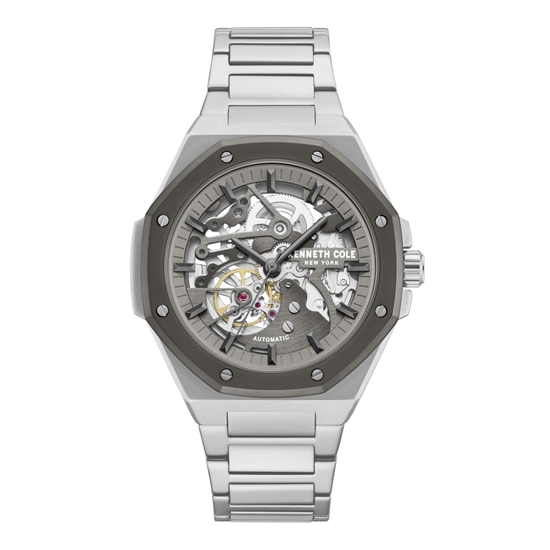 Picture of Kenneth Cole NY Men's Automatic Watch - Grey/Silver