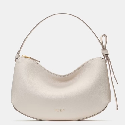 Picture of Kate Spade Loop Pebbled Leather Shoulder Bag - Cashew Milk