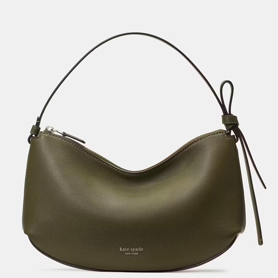 Picture of Kate Spade Loop Pebbled Leather Shoulder Bag - Seaweed
