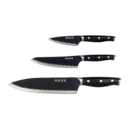 Picture of Kalorik MAXX 3PC Professional Chef, Prep, and Paring Knife Set