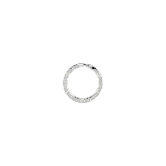 Picture of Gucci Interlocking G Keyring - Silver