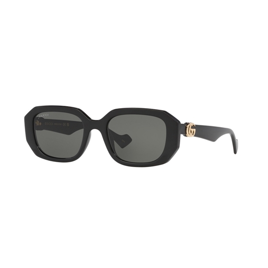 Picture of Gucci Rectangle Frame Sunglasses with GG Logo - Black