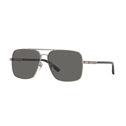 Picture of Gucci Oversized Metal Aviator Sunglasses - Gunmetal