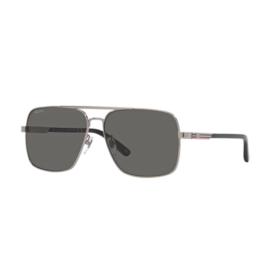 Picture of Gucci Oversized Metal Aviator Sunglasses - Gunmetal
