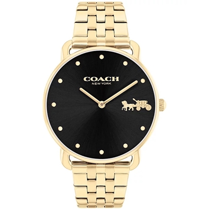 Picture of Coach Elliot Gold-Tone Stainless Steel Bracelet Watch