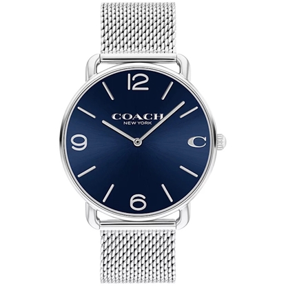 Picture of Coach Elliot Black Sunray Dial Black Mesh Bracelet Watch