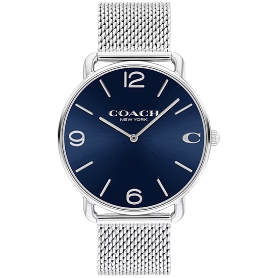 Picture of Coach Elliot Black Sunray Dial Black Mesh Bracelet Watch