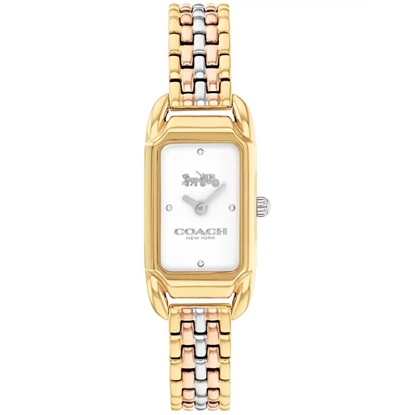 Picture of Coach Cadie Tri-Tone Stainless Steel Bracelet Watch