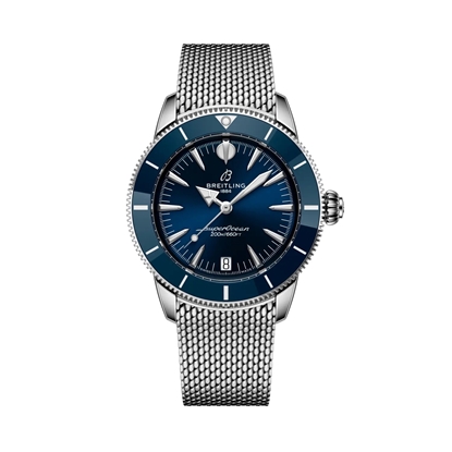 Picture of Breitling Superocean Heritage Auto 36mm Watch - Steel/Blue