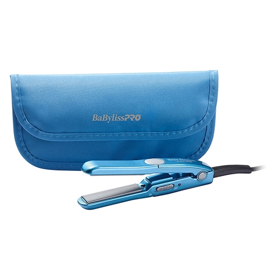 Picture of BaBylissPRO Nano Titanium 1/2'' Mini Flat Iron & Pouch