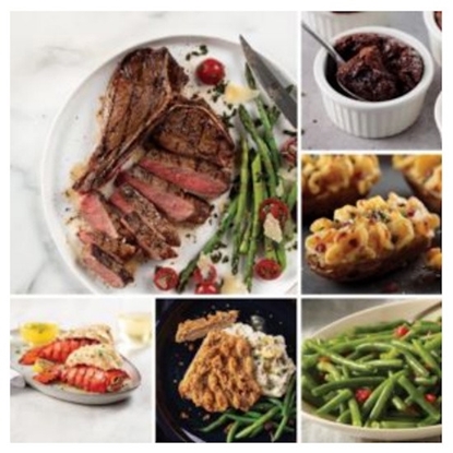 Picture of Omaha Steaks T-Bone Surf & Turf Dinner