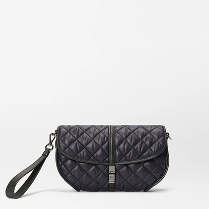 Picture of MZ Wallace Small Astor Convertible Clutch - Black