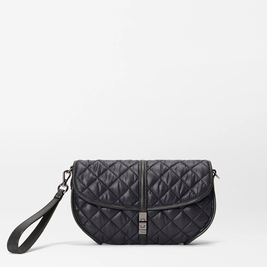 Picture of MZ Wallace Small Astor Convertible Clutch - Black