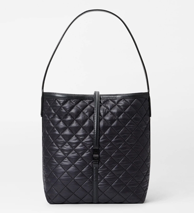 Picture of MZ Wallace Small Astor Hobo - Black