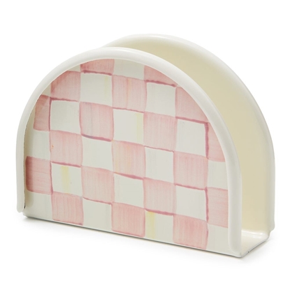 Picture of MacKenzie-Childs Rosy Check Napkin Holder