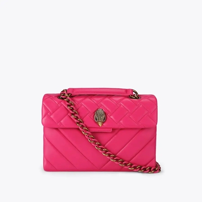 Picture of Kurt Geiger Leather Kensington Bag - Pink Combination