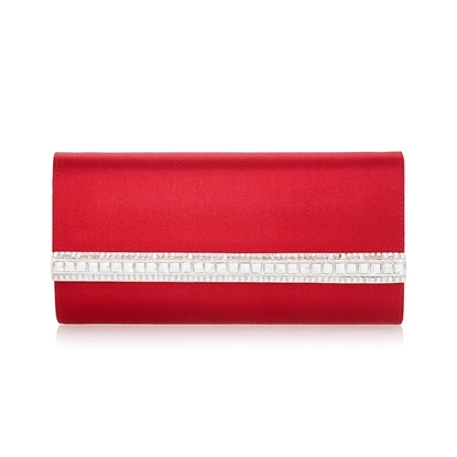 Picture of Judith Leiber Perry Satin - Red