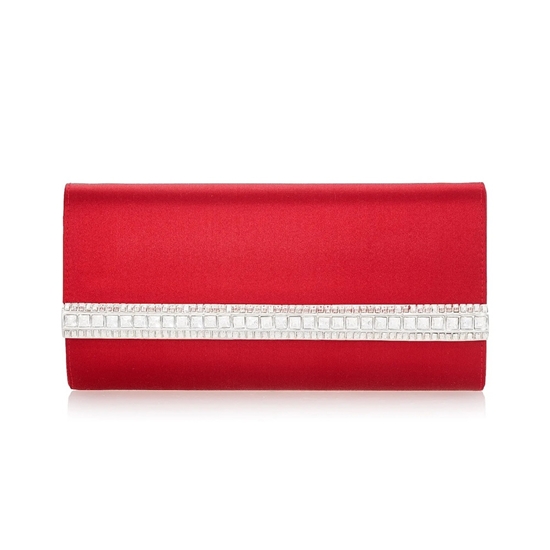 Picture of Judith Leiber Perry Satin - Red