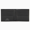 Picture of Armani Exchange Leather Book Wallet - Nero