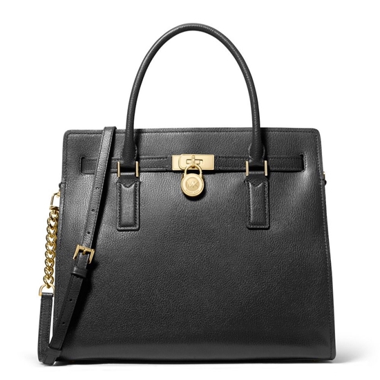 Picture of Michael Kors Hamilton Moderne Large Leather Satchel