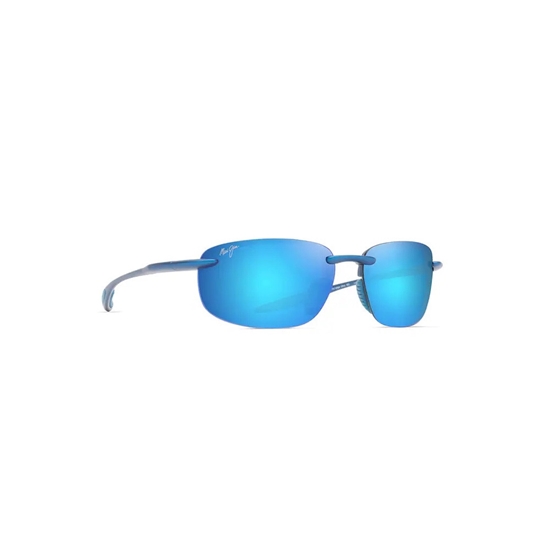 Picture of Maui Jim Hookipa Ultra Sunglass - Metal Matte Blue/Blue Hawaii