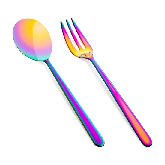 Picture of Mepra Linea  2-Piece Serving Set - Rainbow