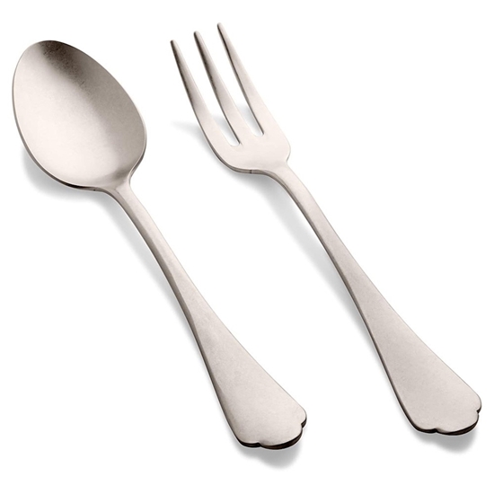 Picture of Mepra Dolce Vita 2-Piece Serving Set - Pewter Champagne