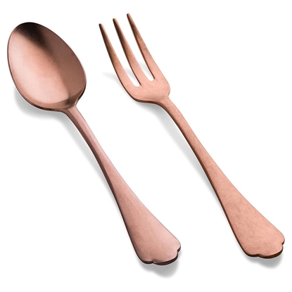 Picture of Mepra Dolce Vita 2-Piece Serving Set - Pewter Bronze