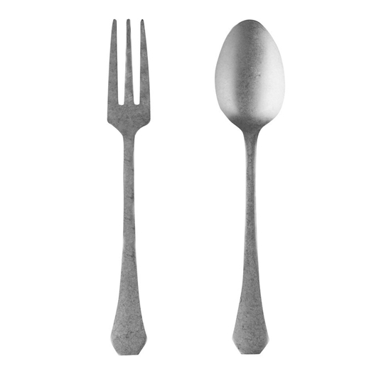 Picture of Mepra Moretto 2-Piece Serving Set - Pewter