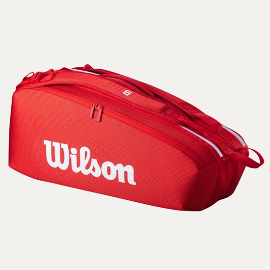 Picture of Wilson Super Tour Red 6 Pack Tennis Bag