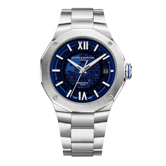 Picture of Baume & Mercier Riviera 42mm Auto Watch Transparent Blue Dial