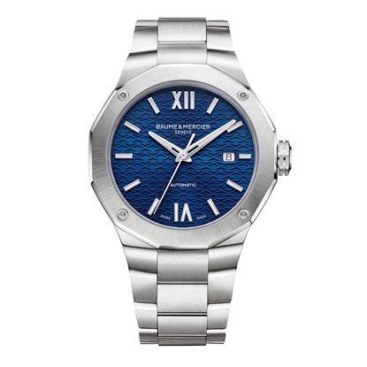 Picture of Baume & Mercier Riviera 42mm Automatic Watch with Blue Dial