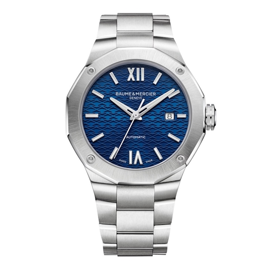 Picture of Baume & Mercier Riviera 42mm Automatic Watch with Blue Dial