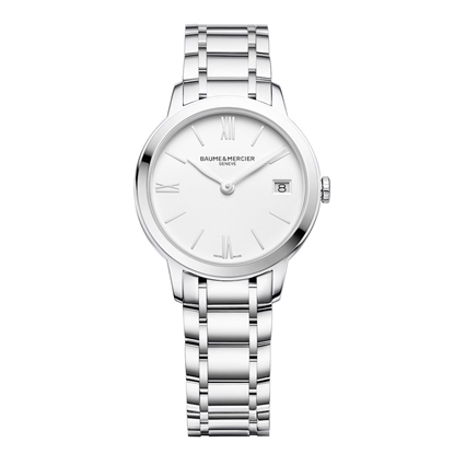 Picture of Baume & Mercier Classima 31mm Stainless Steel Watch White Dial