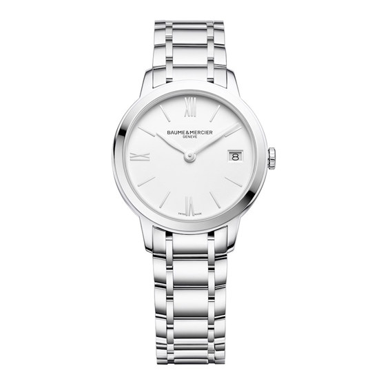 Picture of Baume & Mercier Classima 31mm Stainless Steel Watch White Dial