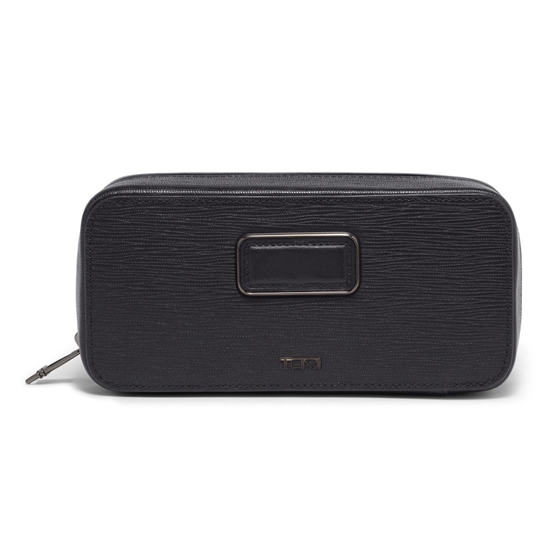 Picture of Tumi Nassau Travel Watch Case - Black Embossed