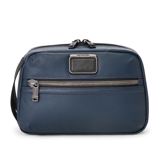 Picture of Tumi Alpha Bravo Response Travel Kit - Navy Coated Canvas